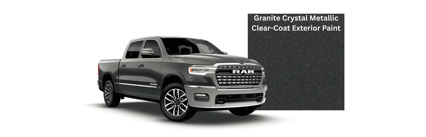 2026 RAM 1500 Granite Crystal Metallic Clear-Coat Exterior Paint