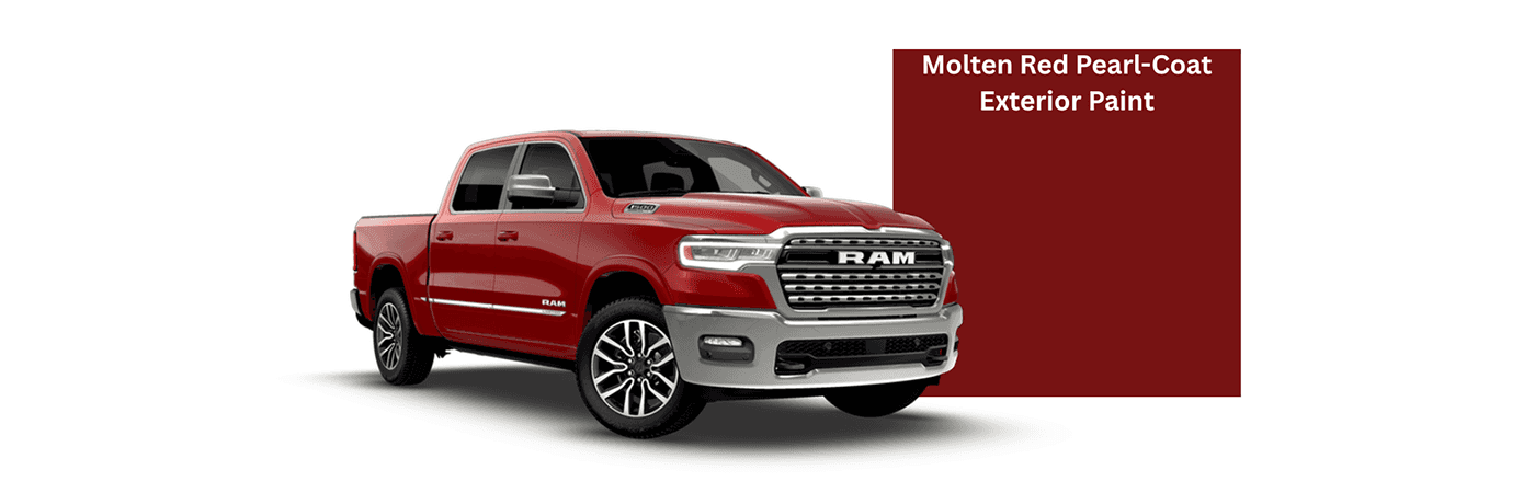 2026 RAM 1500 Molten Red Pearl-Coat Exterior Paint
