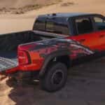 2026 RAM TRX tailgate down in the desert with graphix package Montgomery AL