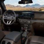 Jeep Wrangler Interior Dash and Steering Wheel