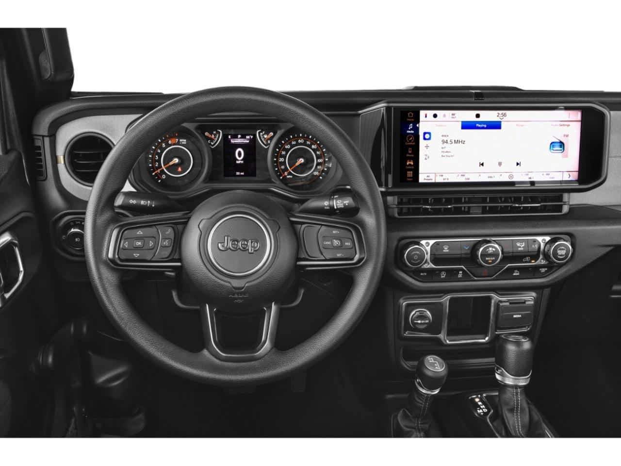 Interior of the 2026 Jeep Wrangerl
