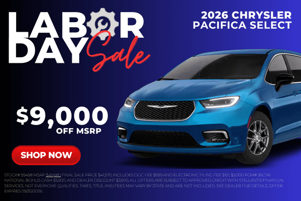New 2026 Chrysler Pacifica Select