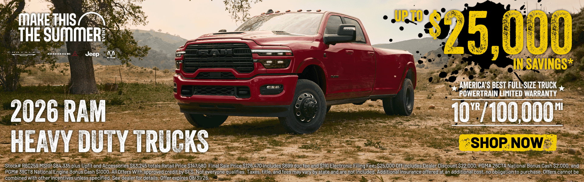 Stivers Offer Ram 2500/3500 up to $25000 Off