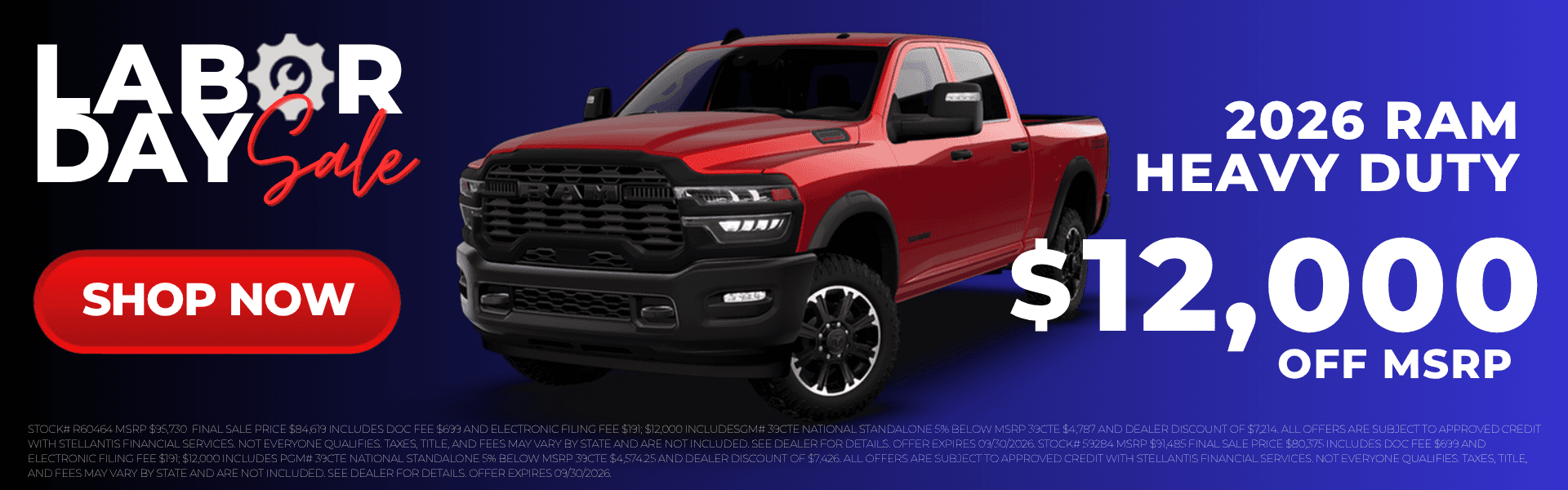 Ram 2500 & 3500 Heavy Duty One Ton Pickup Truck for a great deal only at Stivers CDJR. The Best Rebates and Offers around!
