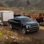 2026 Ford F-150 Towing a Utility Trailer around the Cattle Farm