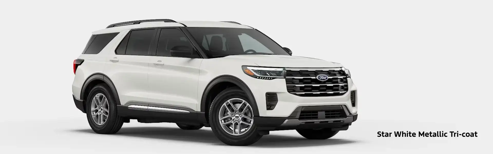 2026 Ford Explorer Star White Metallic Tri-coat - White Explorer