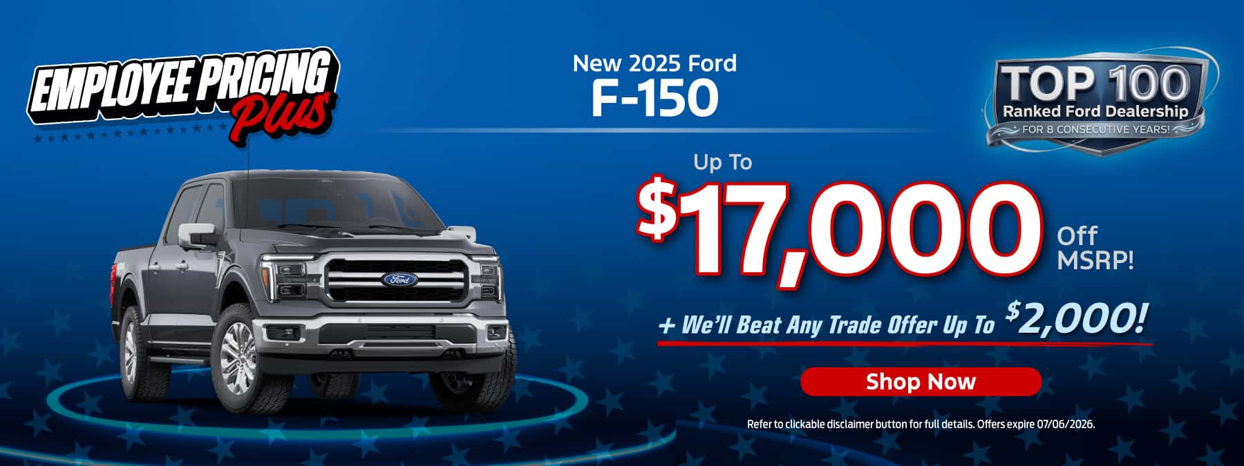 Ford Employee Pricing Plus Stivers Discount F-150