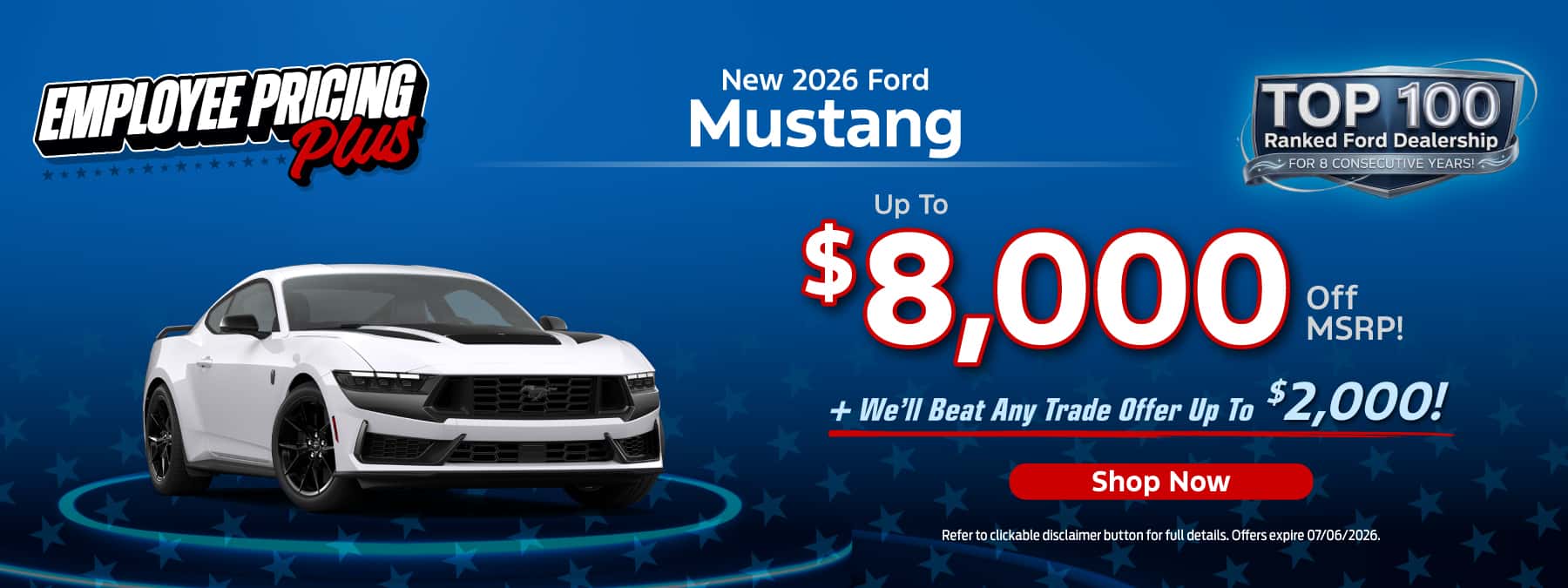 Ford Employee Pricing Plus Stivers Discount Mustang