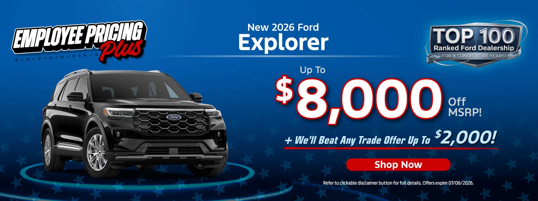 Ford Employee Pricing Plus Stivers Discount Explorer