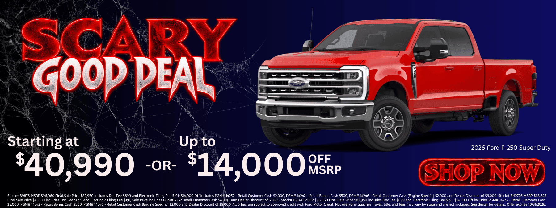 Get a Scary Good Deal on Ford F-250 Super Duty