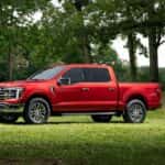 2027 Ford F 150 Lariat Ruby Red Metallic Tinted Clearcoat