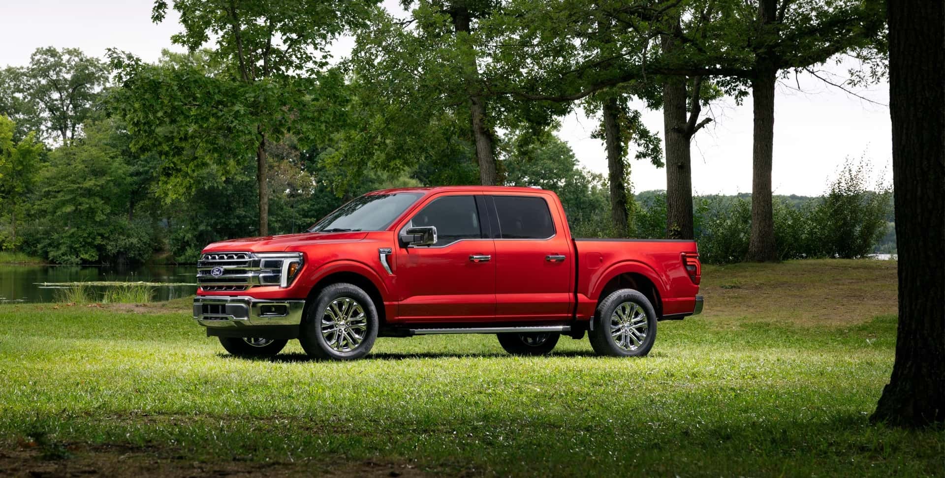 2027 Ford F 150 Lariat Ruby Red Metallic Tinted Clearcoat