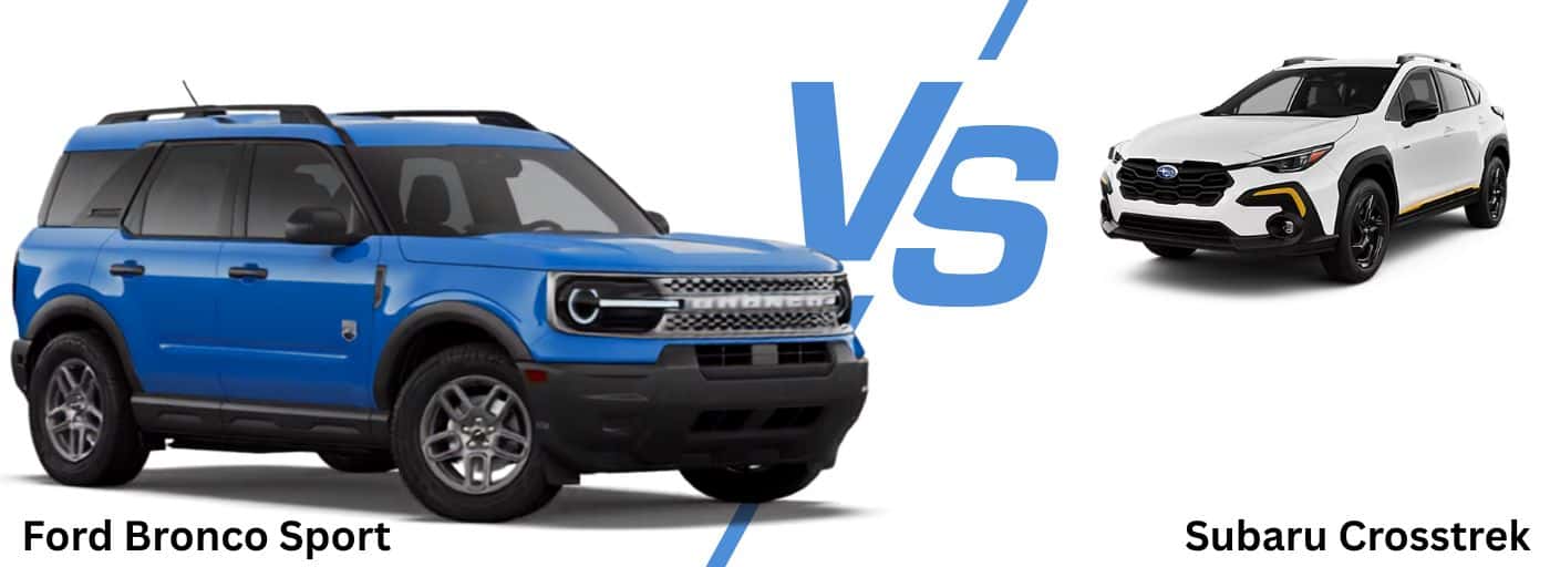 2026 Ford Bronco Sport vs Subaru Crosstrek