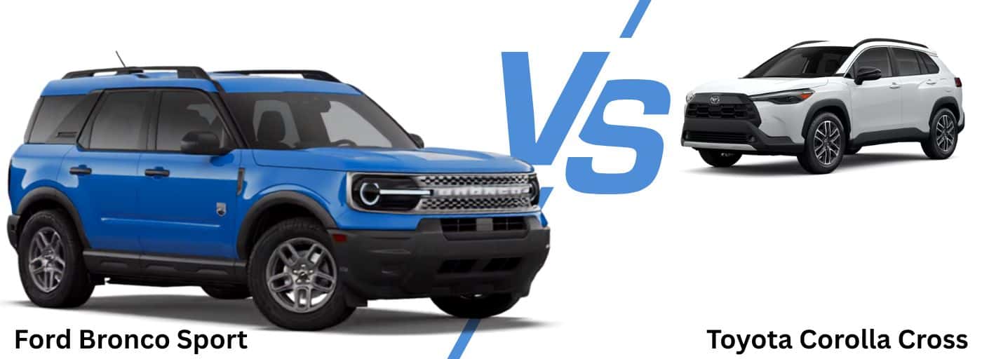 2026 Ford Bronco Sport vs Toyota Corolla Cross