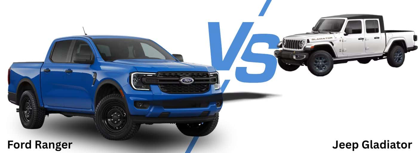 2026 Ford Ranger vs Jeep Gladiator