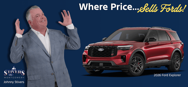 Stivers Ford of Montgomery. Where Price Sells Ford Bronco Sport! Get the best offer here!