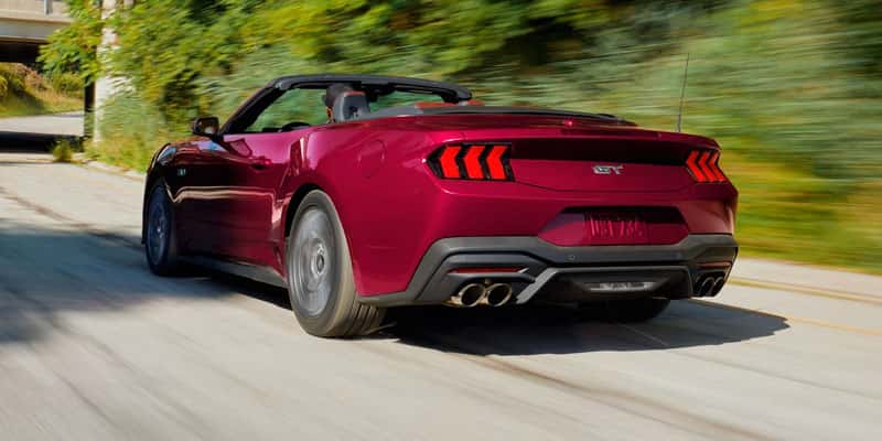 2026 Ford Mustang Convertible in Red