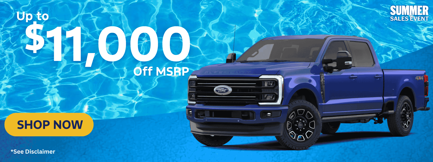 Get up to $11,000 Off Super Duty with this Summer Sales Event