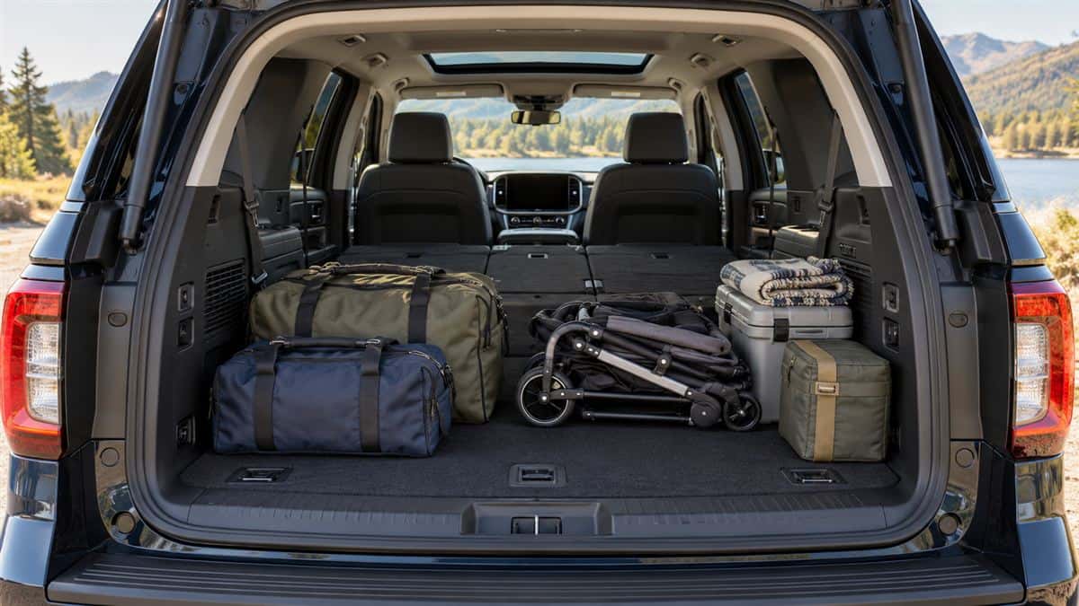 2027 Expedition Max rear cargo storage