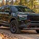 2026 Ford Explorer Tremor on a wooded Georgia off-road trail