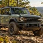 2026 Ford Bronco on a rugged forest trail