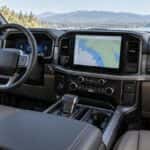 Ford SYNC 4A touchscreen and dashboard inside a 2026 Ford truck