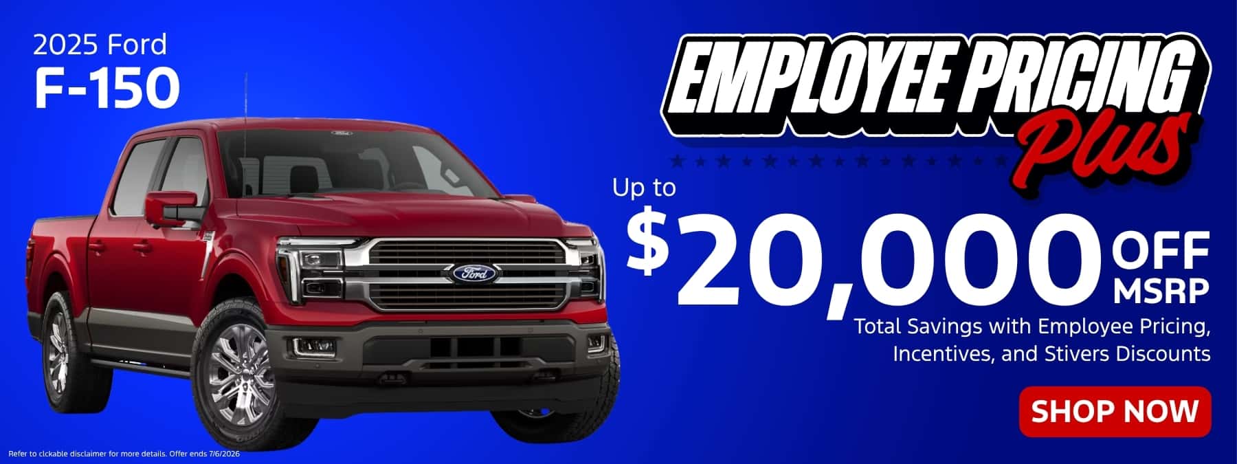 Ford Employee Pricing Plus Stivers Discount - F-150