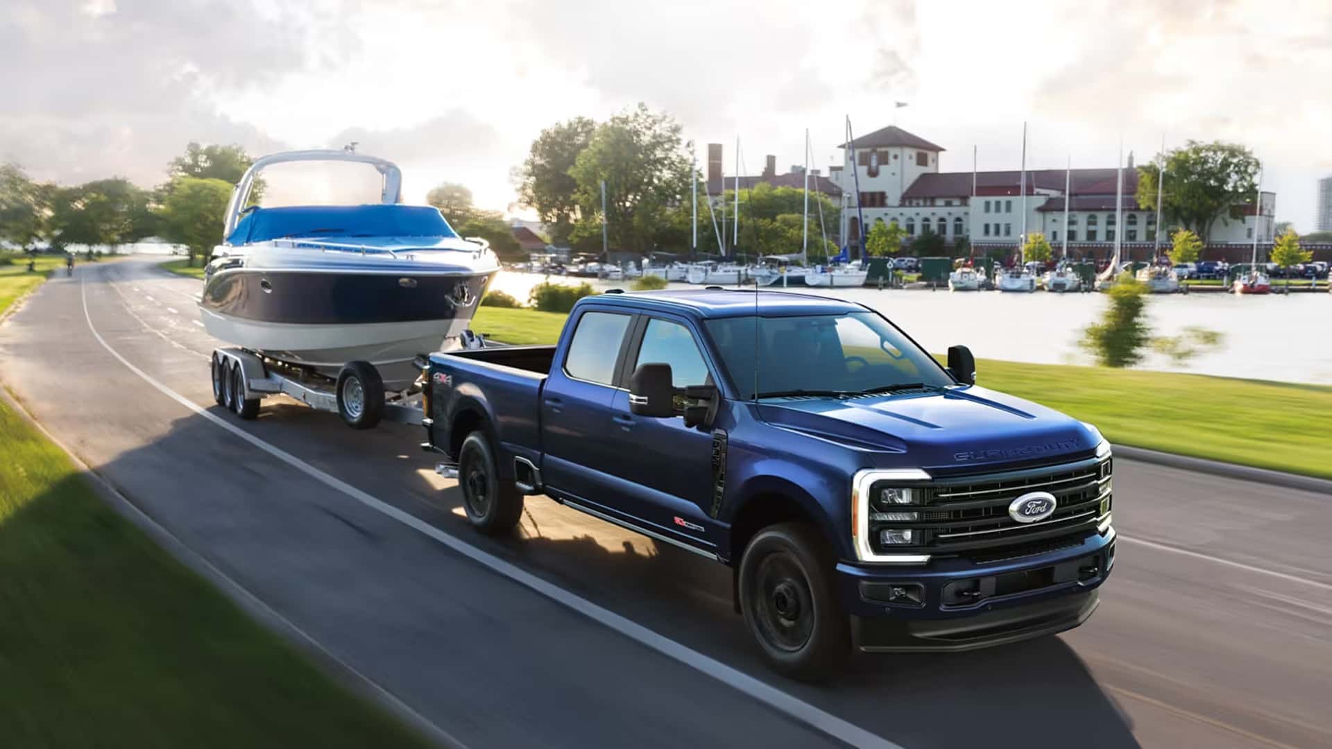 2026 Ford F250 Towing Boat