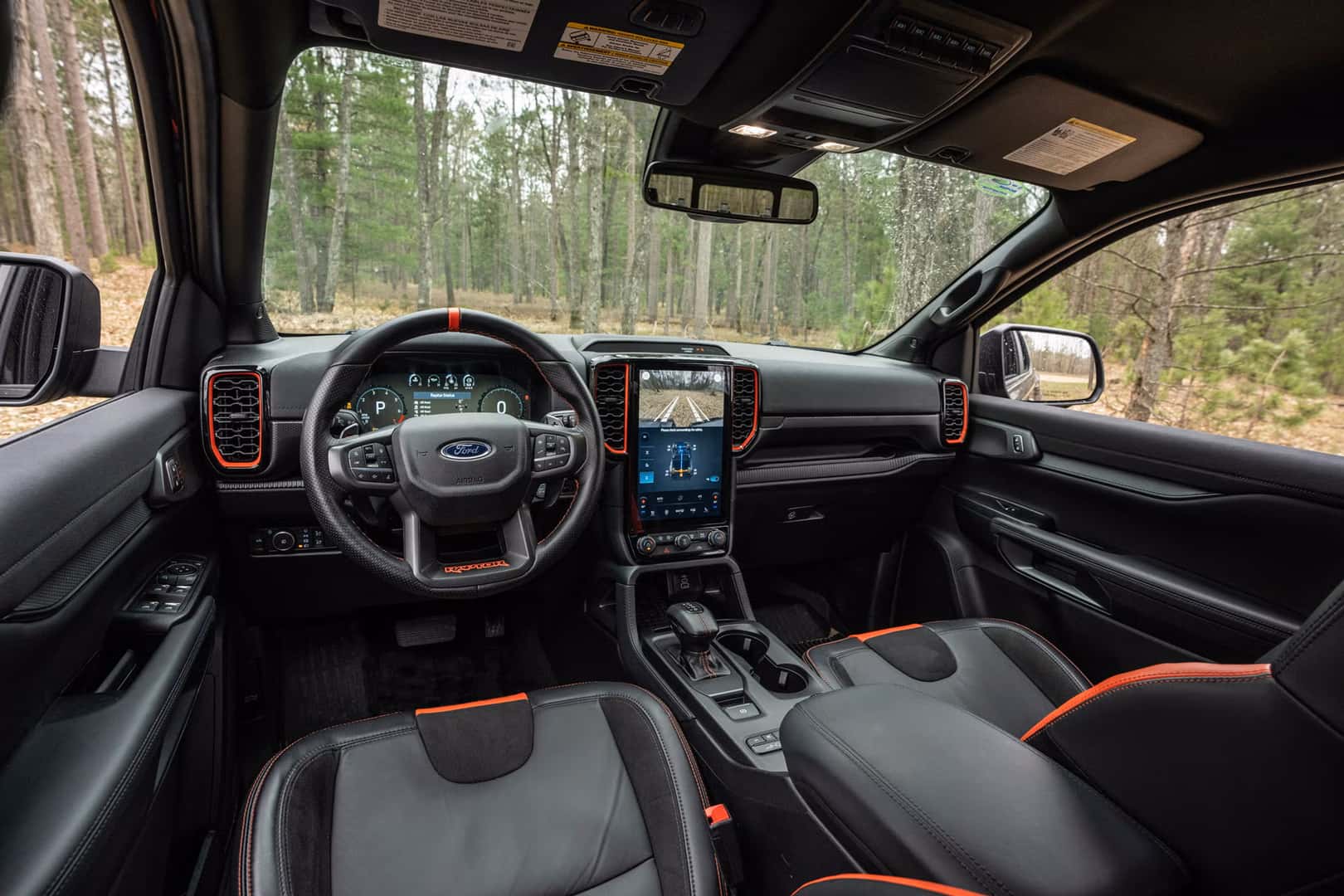 Ford Ranger Raptor interior