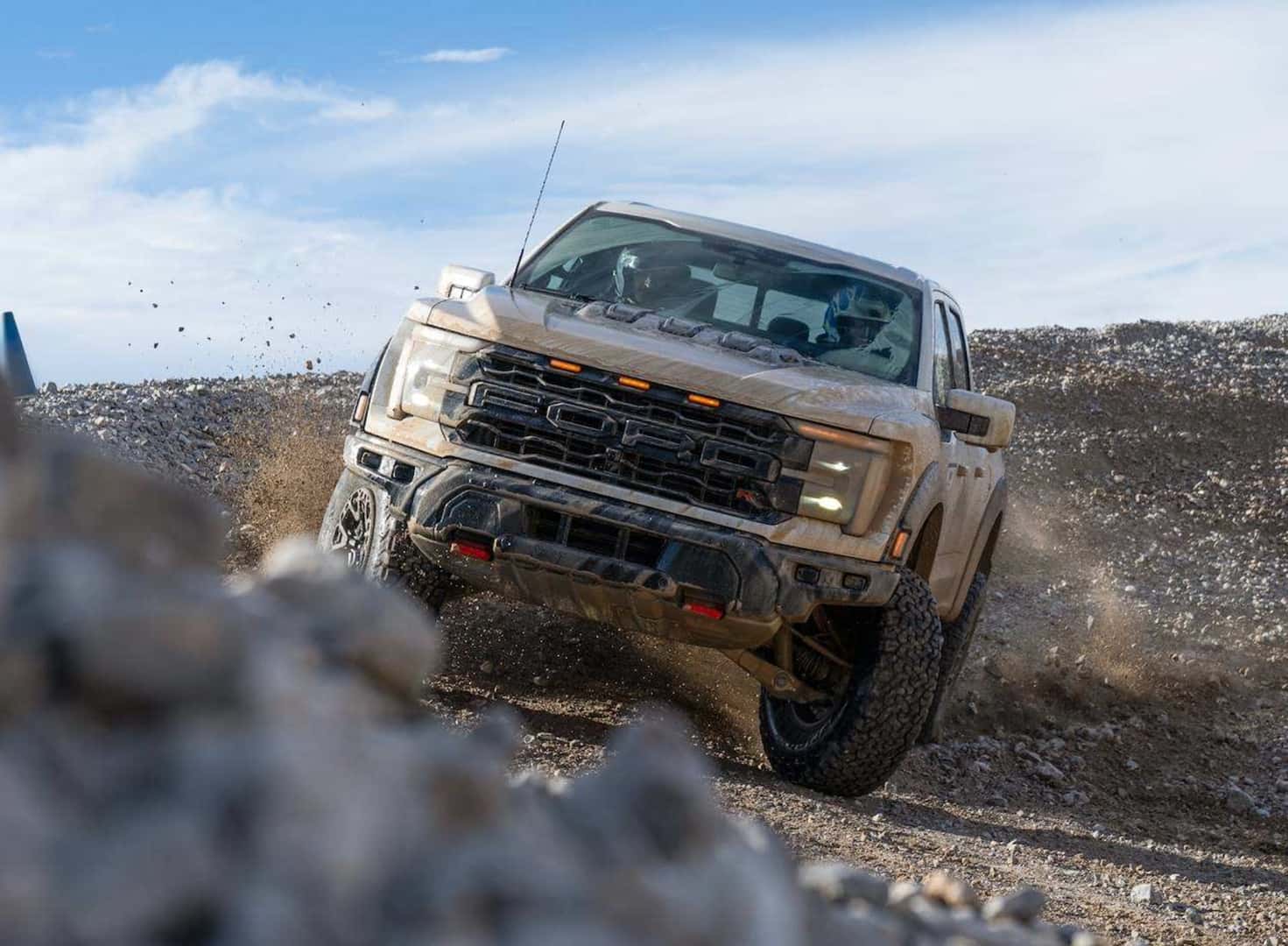 2026 Ford Ranger Raptor Desert Sand off roading