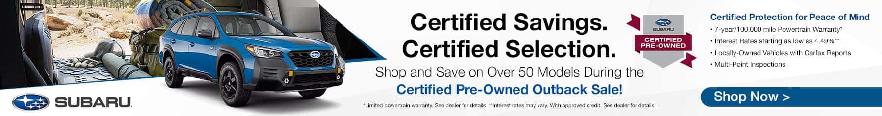 Get a Certified Pre-Owned Outback at Schlossmann Subaru City in Milwaukee
