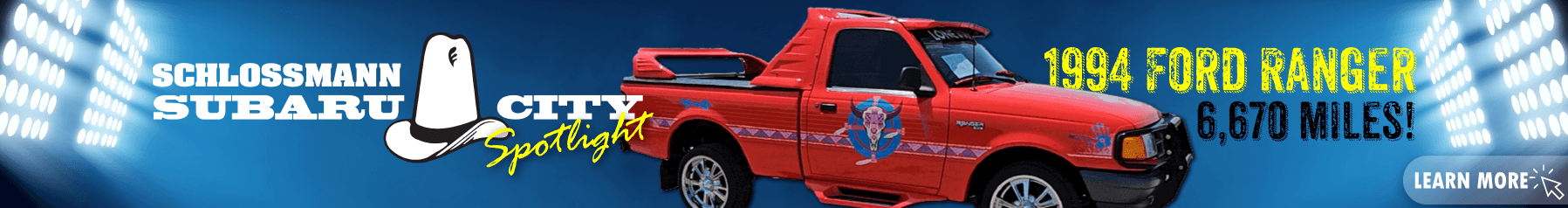 Custom 1994 Ford Ranger Splash for Sale at Schlossmann Subaru City of Milwaukee Wisconsin Ultra Low Mileage Pristine Condidtion