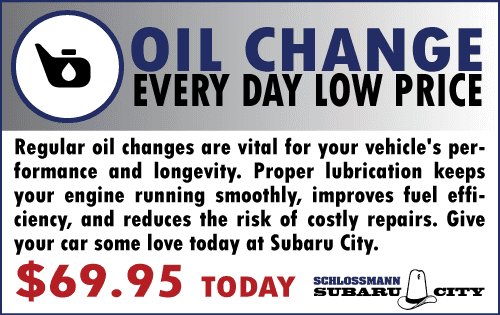Oil Change at Schlossmann Subaru City of Milwaukee