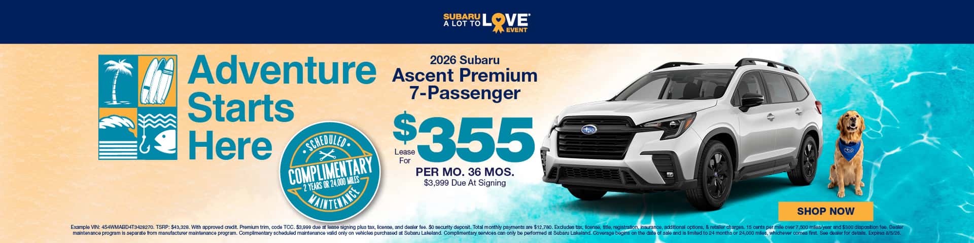 SUBARU A LOT TO LOVE
