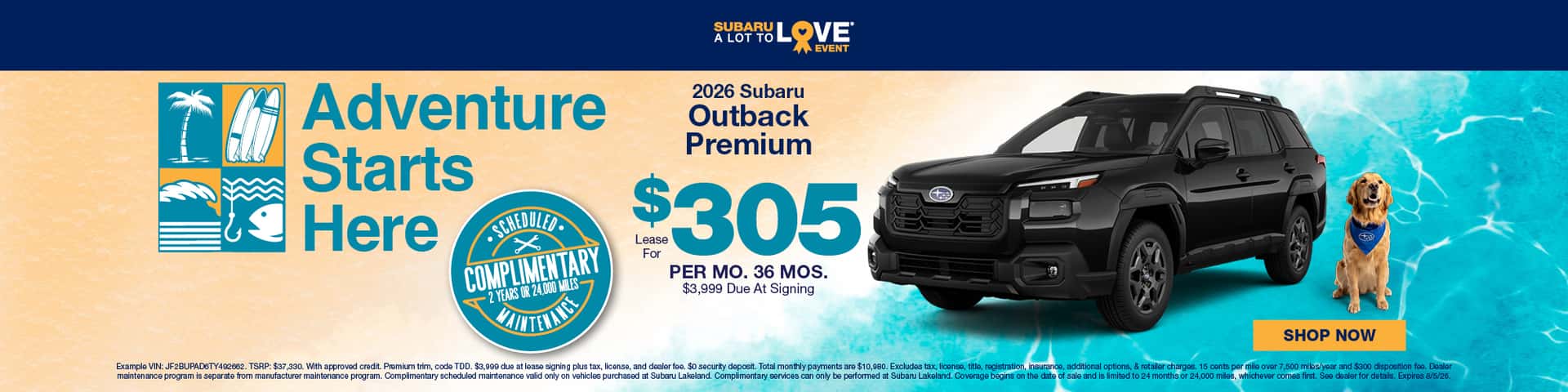 SUBARU A LOT TO LOVE