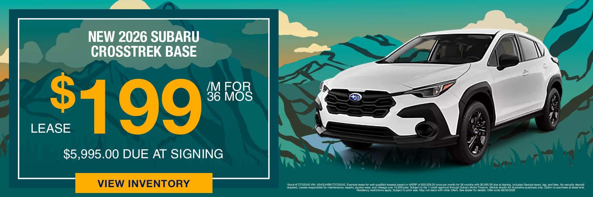 subaru newnan georgia 2026 crosstrek base