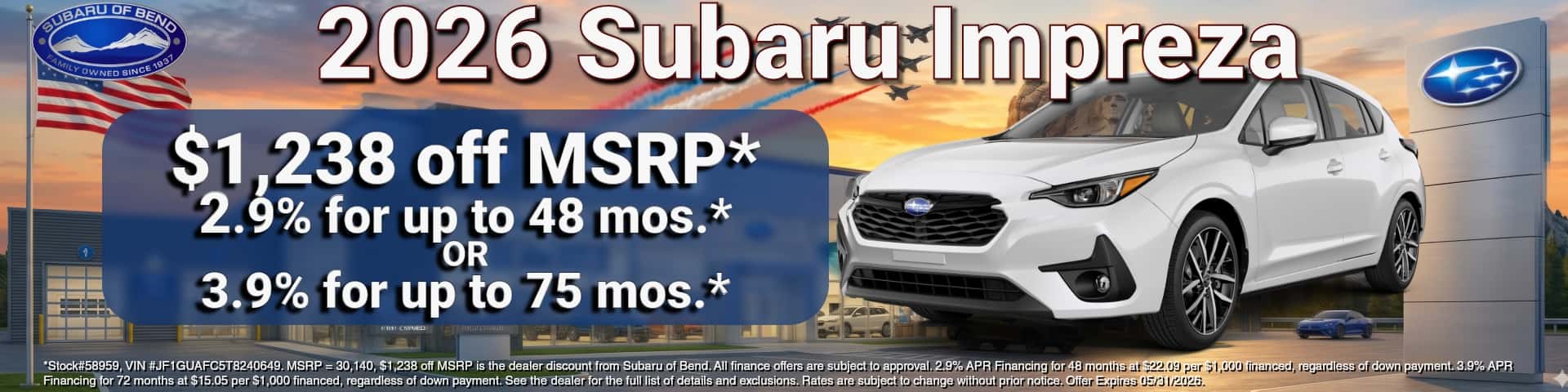 Impreza Deal