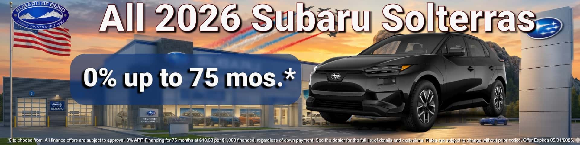 Subaru Spring Sale Offer