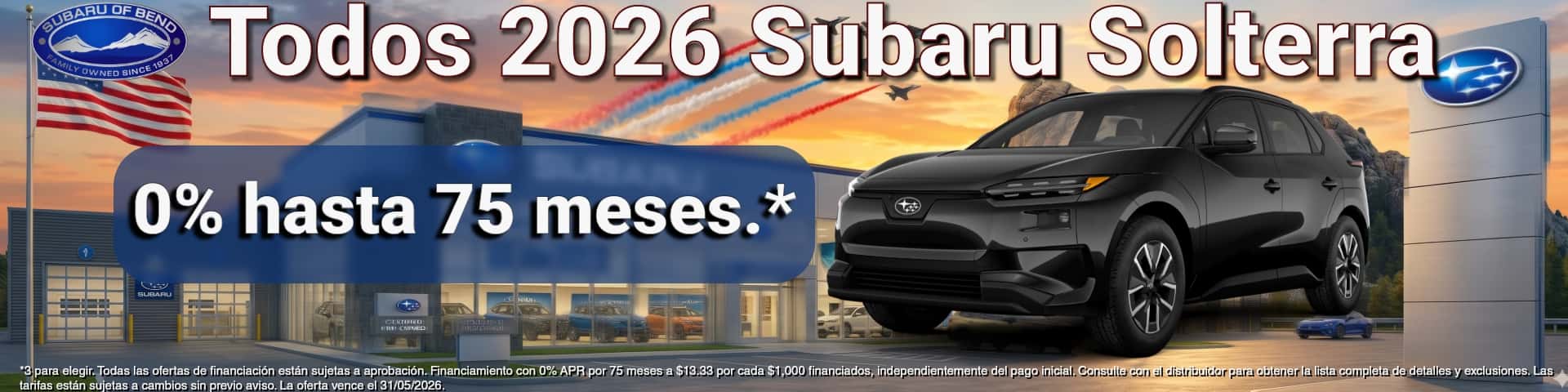 Subaru Spring Sale Offer