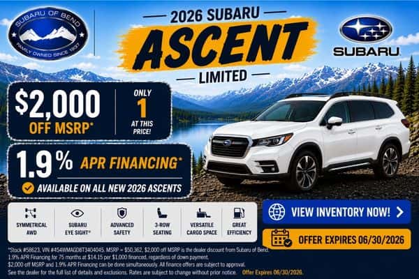 2026 Subaru Ascent