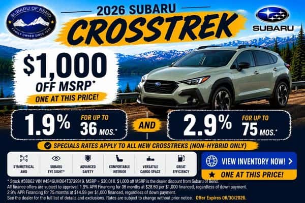 2026 Subaru Crosstrek