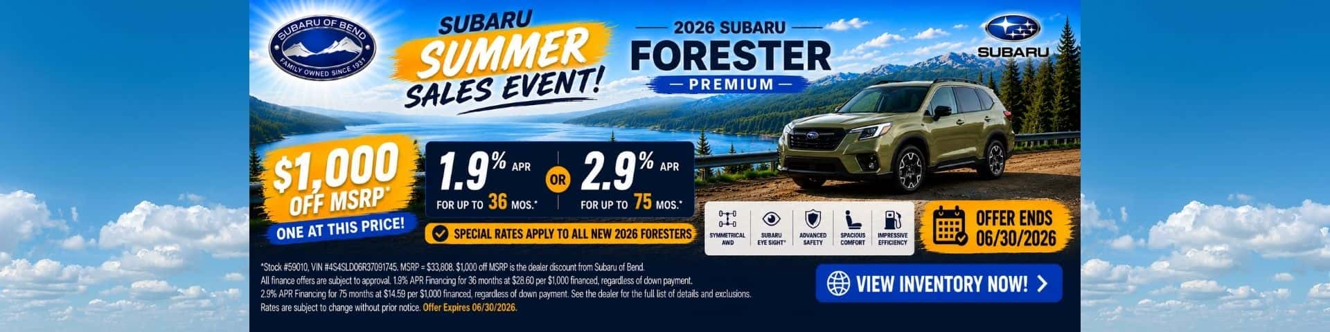 2026 Subaru Forester Premium
