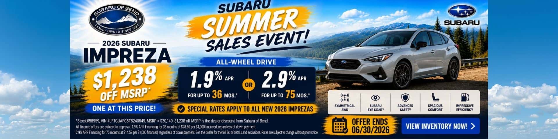 2026 Subaru Impreza