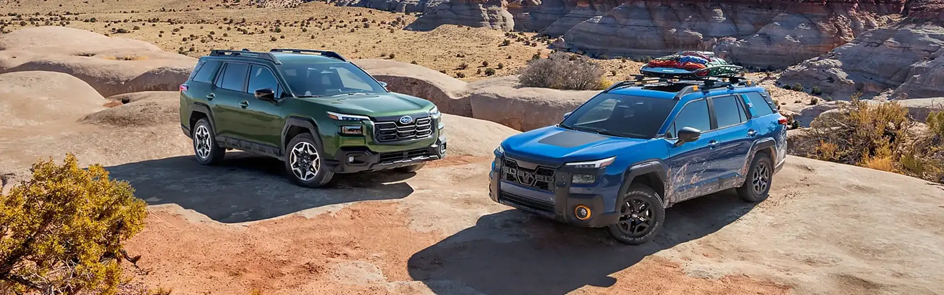 2026 Subaru Outback parked at an overlook