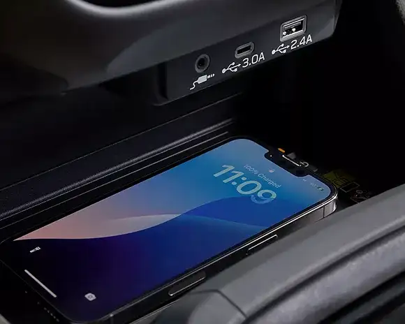 Crosstrek wireless charging and center console