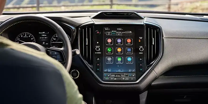 Subaru Multimedia System touchscreen with wireless CarPlay