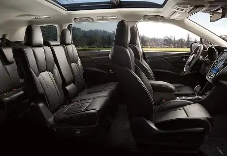 Eight-passenger bench seating configuration
