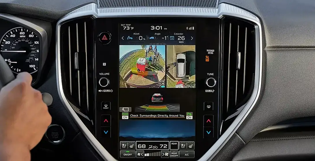 360-degree Surround View Monitor display