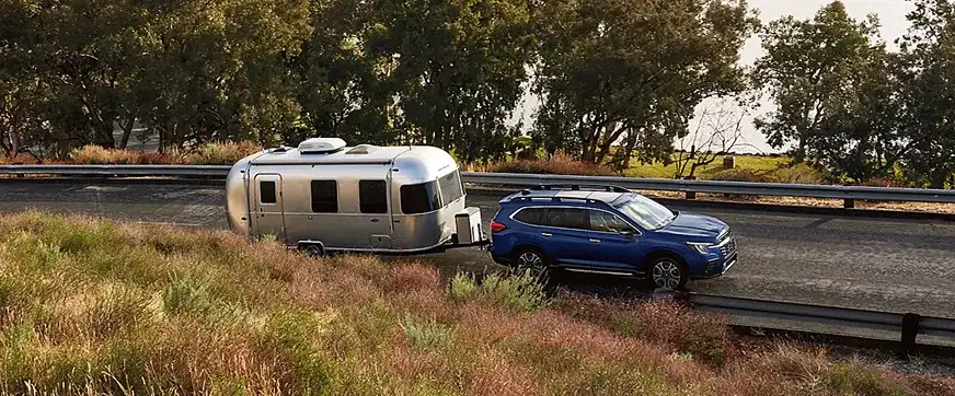 2026 Subaru Ascent towing a trailer