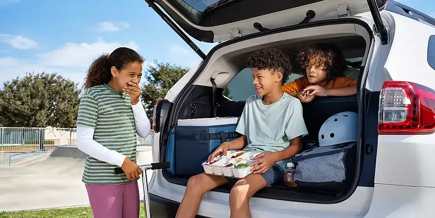 Versatile cargo space with folded seats in the Ascent